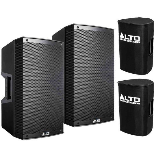 (2) Alto Professional TS315 15 2-Way Certified  Loudspeakers with Speaker Covers Package